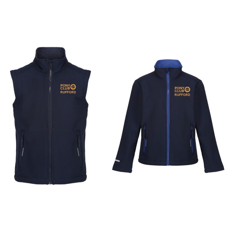 Rufford Pony Club Kids Soft Shell Jacket
