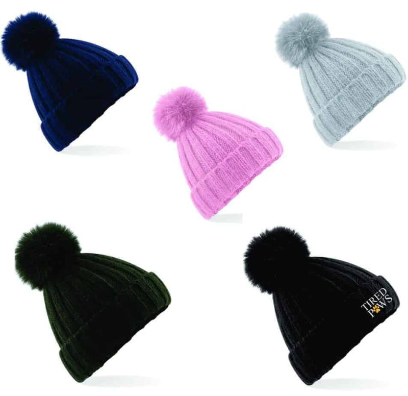 Tired Paws Deluxe Bobble Hat - Kids