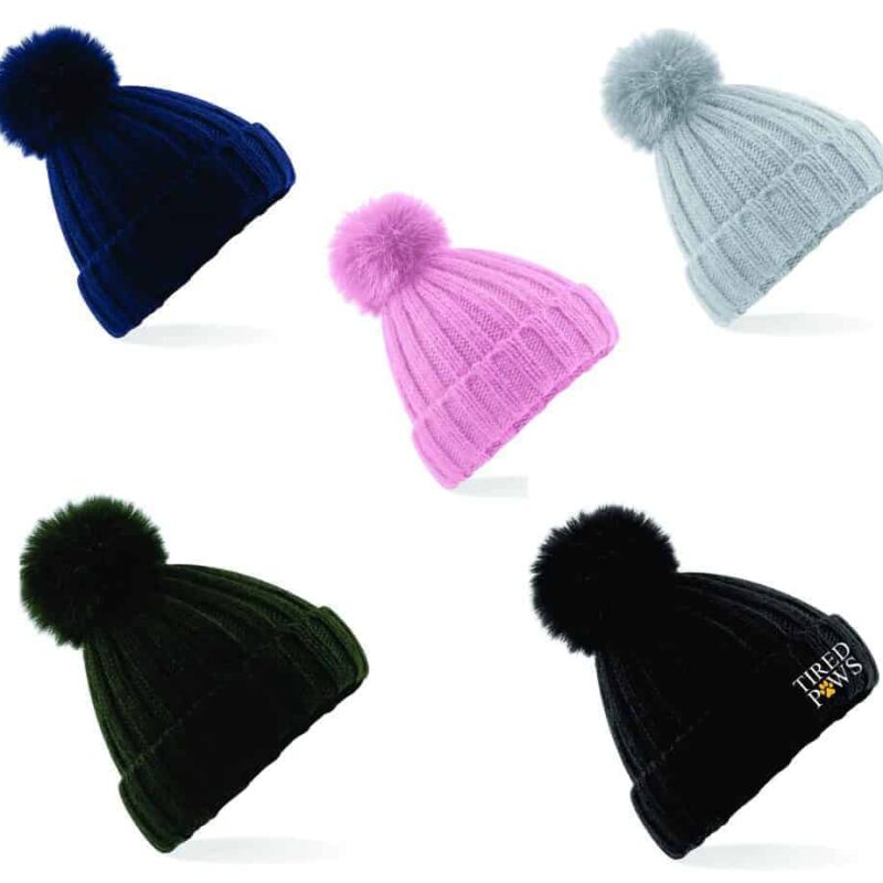 Tired Paws Deluxe Bobble Hat - Kids