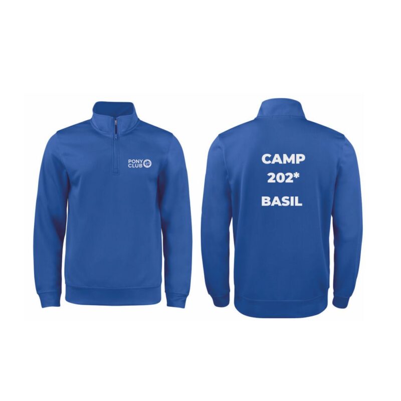 Scunthorpe & District PC Kids Zip Neck Sweatshirt - CAMP