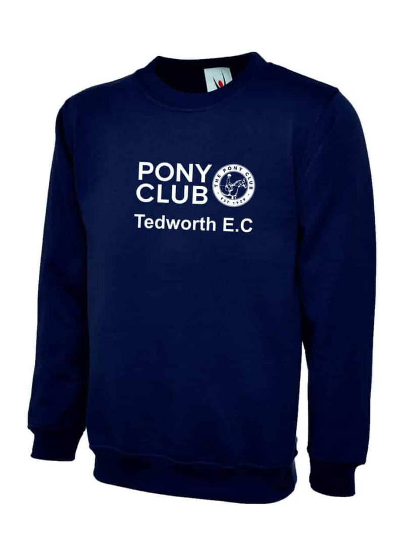 Tedworth Equestrian Centre Kids Round Neck Sweatshirt - Pony Club