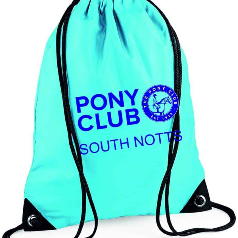 South Notts Pony Club Drawstring Kit Bag