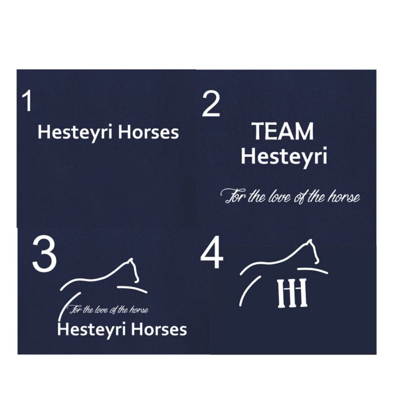 Hesteyri Horses Drawstring Kit Bag - Image 2