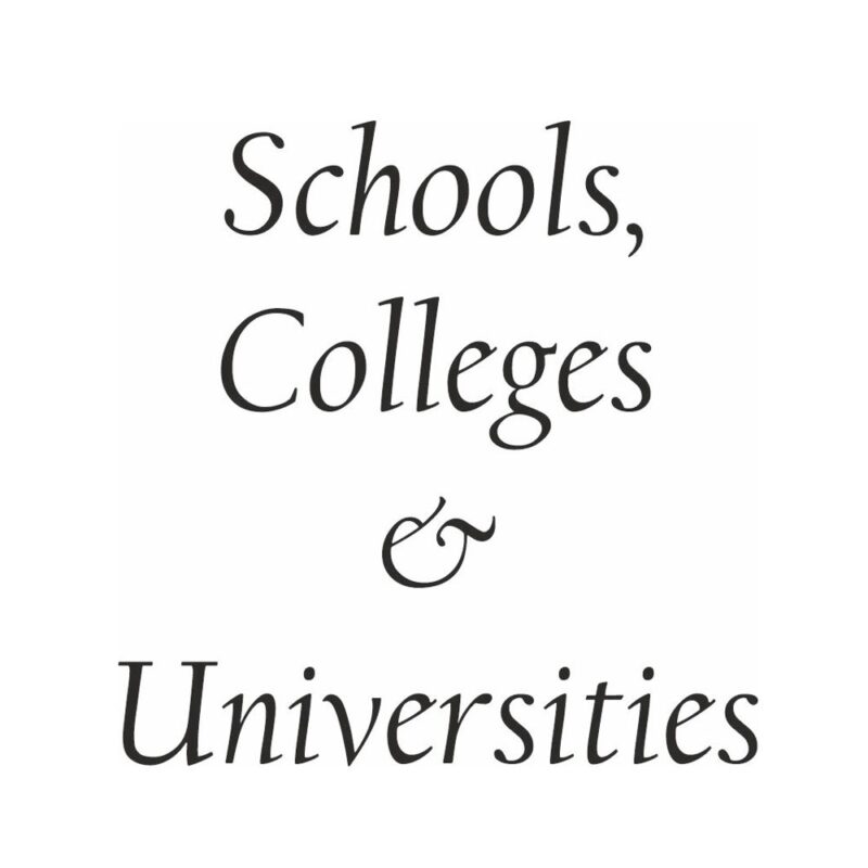 Schools, Colleges & Universities