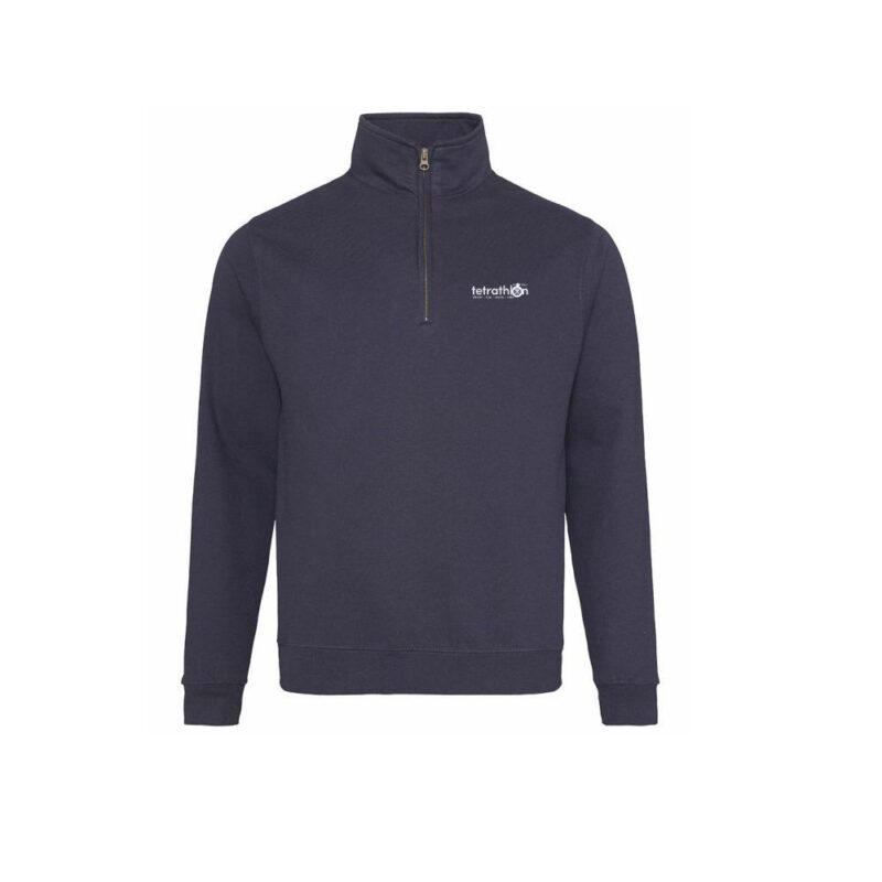 Scottish Tetrathlon Unisex Zip Neck Sweatshirt