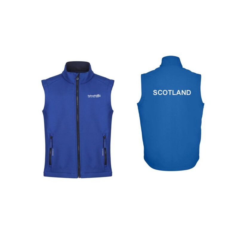 Scottish Tetrathlon Softshell Gilet - Junior