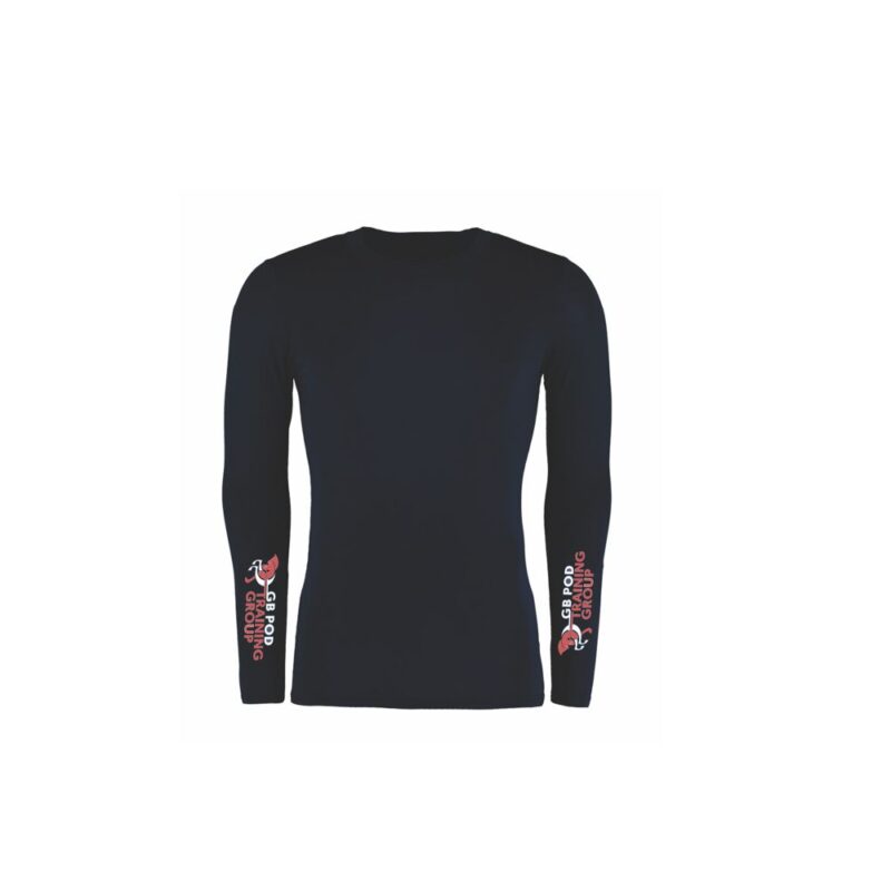 GB Pod Zip Neck Baselayer Ladies and Unisex Fit - Image 2