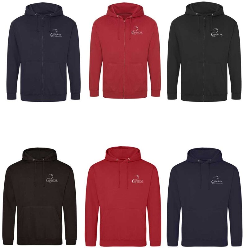 Cumbria Endurance GB Hoodie - Pullover or Full Zip