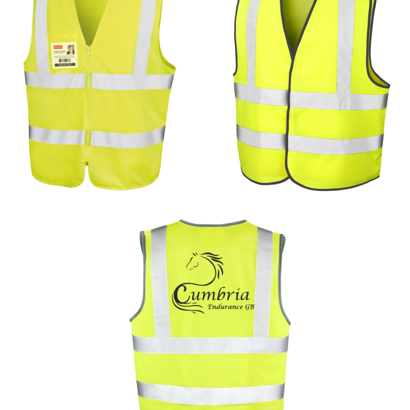 Cumbria Endurance GB-Hi Viz Vest
