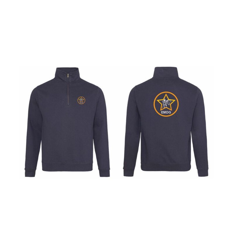 EMDG Unisex 1/4 Zip Sweatshirt
