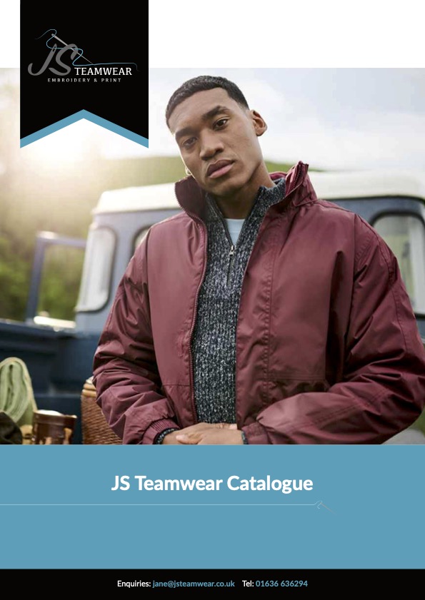 JS Teamwear A4 Catalogue 1025 St3 cover