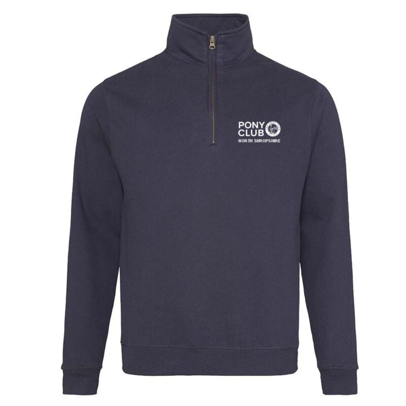 North Shropshire Pony Club Zip Neck Sweatshirt