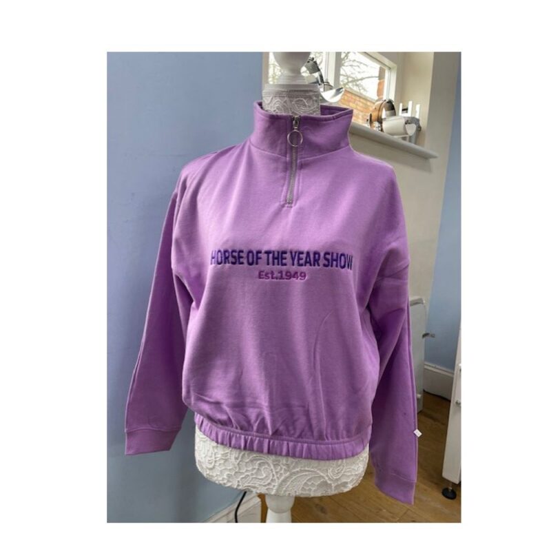 HOYS 2026 Ladies Cropped 1/4 Zip Sweatshirt