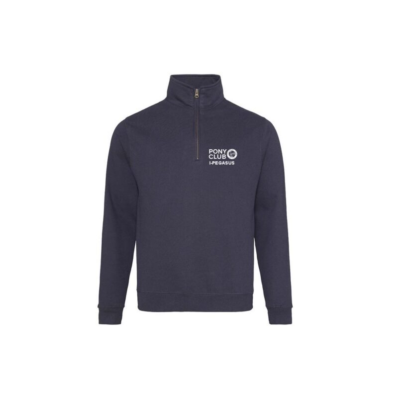 iPegasus Zip Neck Sweatshirt - Pony Club